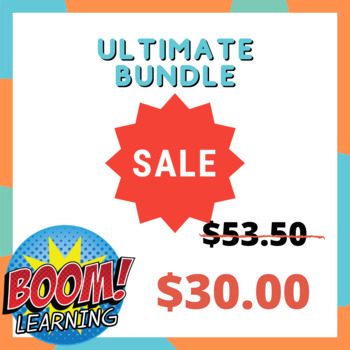 Preview of Ultimate Kindergarten/Speech Therapy Bundle 30+ Boom Decks -  50% OFF!