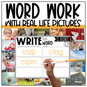 Preview of Beginning L Blends Word Work Centers | BL, CL, FL, GL, PL, SL