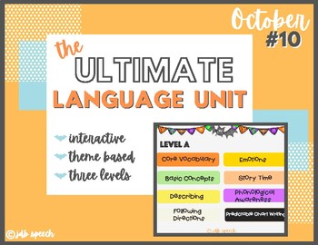 Preview of Ultimate Language Unit- October