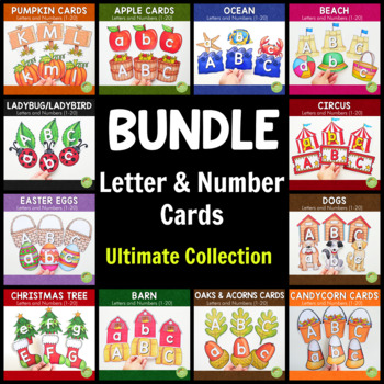 Dogs Breed Letters and Number Cards