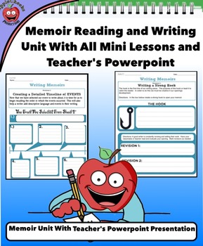 Preview of Ultimate Memoir Writing Unit (With Teacher's PowerPoint,  All Minilessons