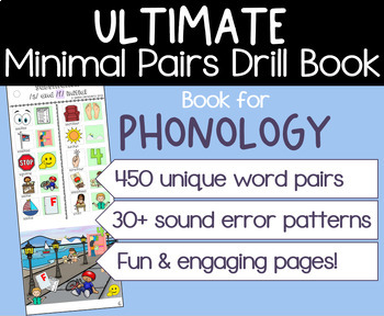 Preview of Ultimate Minimal Pairs Drill Book for Speech Therapy