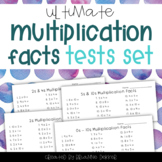 Ultimate Multiplication Facts Tests Set