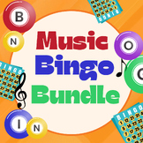 Preview of Ultimate Music Bingo Bundle-Holidays & Seasons included!