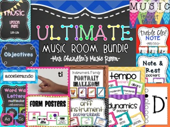 Preview of Ultimate Music Room Bundle - Posters, Fingering Charts etc.