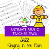 Ultimate Music Teacher Pack | JAZZ Singing in the Rain ENGLISH