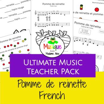 Preview of Ultimate Music Teacher Pack | Pomme de reinette FRANÇAIS