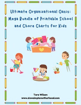 Preview of Ultimate Organization for Kids, Mega Bundle of Chore Charts For Kids