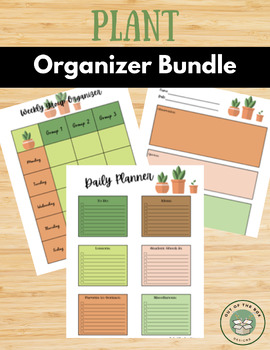 Preview of Ultimate Organizers: Plant Themed