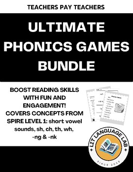 Preview of Ultimate Phonics Games (SPIRE level 1 concepts)