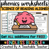 Ultimate Phonics Science of Reading Worksheets: Decodables