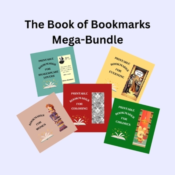 Preview of Ultimate Printable Bookmark Mega-Bundle