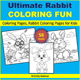 Ultimate Rabbit Coloring Fun: Coloring Pages, Rabbit Color