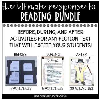 Preview of Ultimate Response to Reading Bundle-Use with any fiction text!