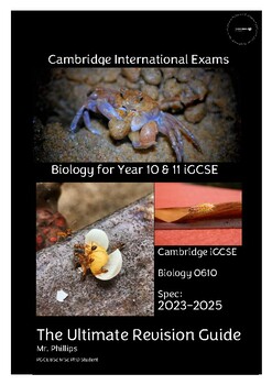 Ultimate Revision CIE iGCSE Biology 0610 2023-2025
