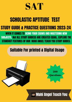 Preview of Ultimate SAT Prep Guide 2023-2024: Study Practice Tests.