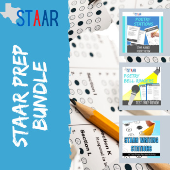 Preview of Ultimate STAAR Bundle- Poetry and Writing Review