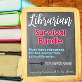Ultimate School Librarian Survival Kit Bundle - Chevron Planner