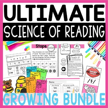 Preview of Science of Reading Kindergarten, 1st - UFLI Aligned Activities, Games, Centers