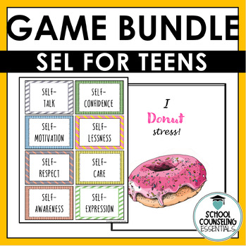 Preview of Ultimate Social-Emotional Game Bundle for Teens! Middle & High School