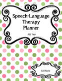 Ultimate Editable Speech Language Therapy Planners
