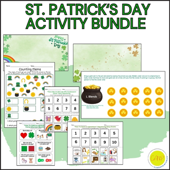 Preview of Ultimate Speech Therapy & Classroom St Patricks Day Activities, Digital/Print