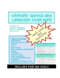 Ultimate Speech and Language Goal Bank