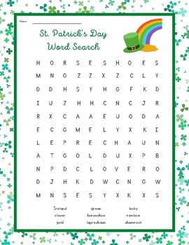 Preview of Ultimate St. Patrick's Day Activity Package (17 Pages)