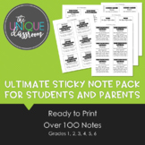 Ultimate Sticky Note Pack for Students and Parents