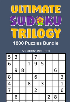 Preview of Ultimate Sudoku Trilogy: 1800 Puzzles Bundle