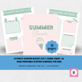 Ultimate Summer Planning resource 36 pages  "It's Summer Time!!"