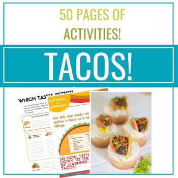 Preview of Ultimate TACOS! for kids Bundle