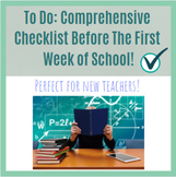 Ultimate Teacher Checklist ~freebie~