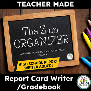 Preview of Ultimate Teacher Organizer - Gradebook and Report Card Writer 2023-2024