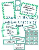 Ultimate Teacher Organizing Pack (Teal)