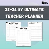 Ultimate Teacher Planner 23-24 SY - DIGITAL/PRINTABLE - Mo