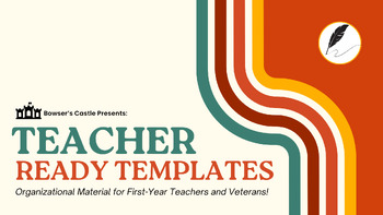 Preview of Ultimate Teacher's Organizer: Template Toolkit for First-Year & Veterans [PDF]