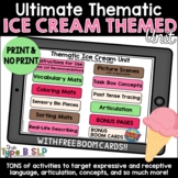 Ultimate Thematic ICE CREAM UNIT for Speech Therapy with B