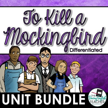 Preview of To Kill a Mockingbird Teaching Unit: Activities, Writing, Quizzes, Bundle