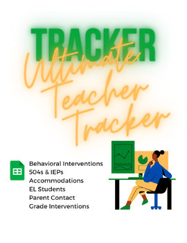 Preview of Ultimate Tracker for Student Data & Behavior Documentation 504 & IEP