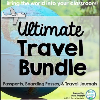 Preview of Travel Bundle (Passports, Boarding Passes, Travel Journals)