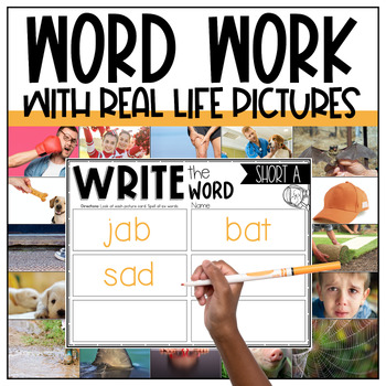 Preview of Blending & Decoding CVC Word Work Centers and Small Group Activities