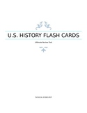 Ultimate U.S. History Flash Card Set