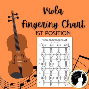 Preview of Ultimate Viola Fingering Chart - 1st Position