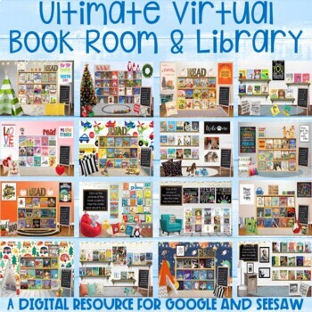 Preview of Ultimate Virtual Book Rooms/Digital Libraries Bundle