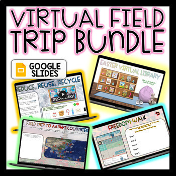 Preview of Ultimate Virtual Field Trip GROWING Mega Bundle - Holidays, Seasons, and More!