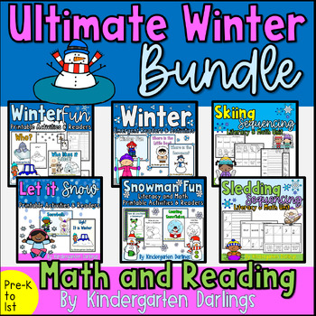 Preview of Ultimate Winter Bundle for Kindergarten and First Grade