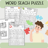 Ultimate Word Search Puzzle Pack: 12 Pages of Fun and Learning