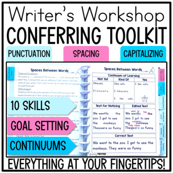 Preview of Writers Workshop Conferring Toolkit for Conventions & Mechanics