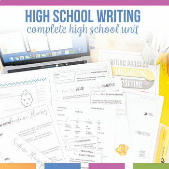 Preview of Ultimate Writing Bundle for Freshman & Sophomores | High School Writing Unit